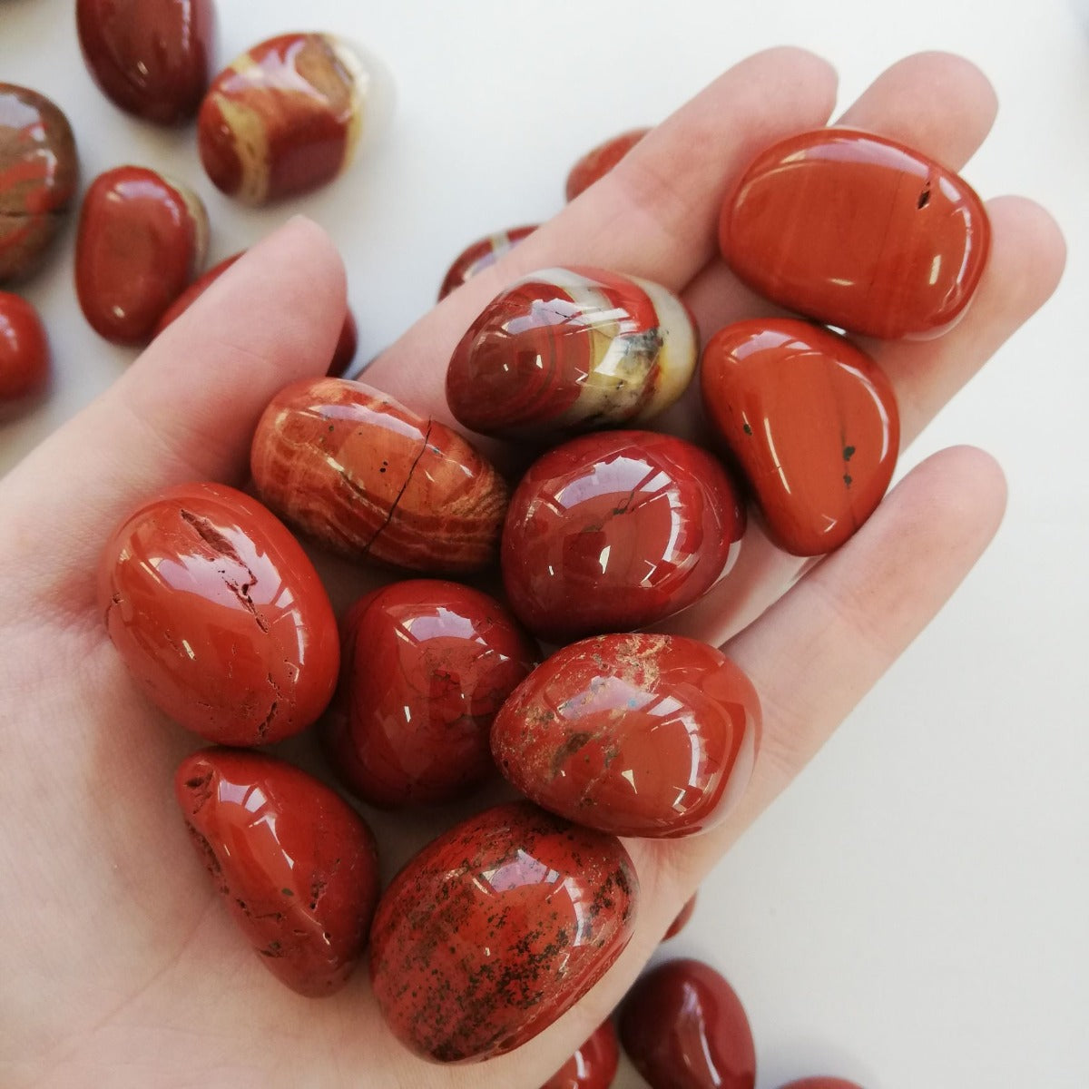Red Jasper Tumbled 1KG Red Jasper Tumbled 1KG